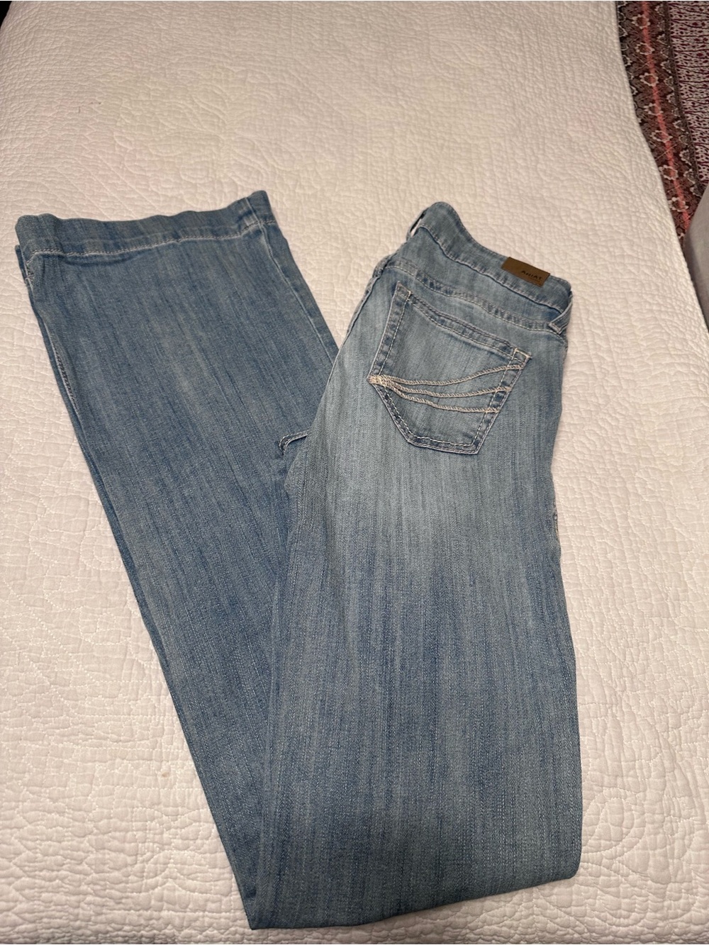 Ariat - Aisha Wide Leg Jeans - Flared Silhouette xl length style